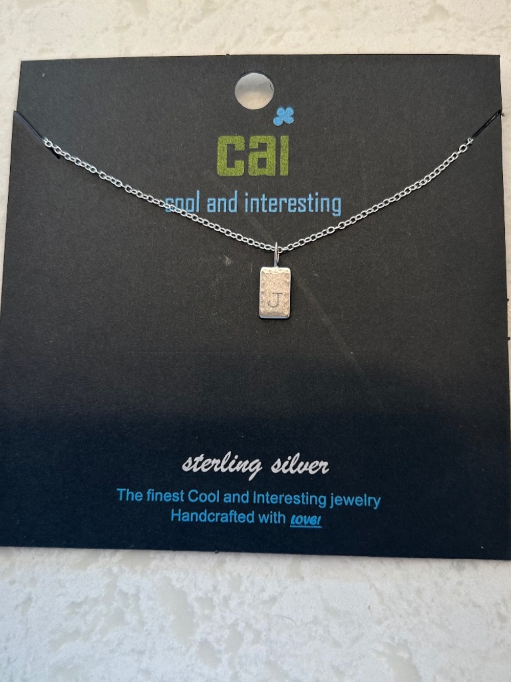 Initial Sterling Silver Necklaces